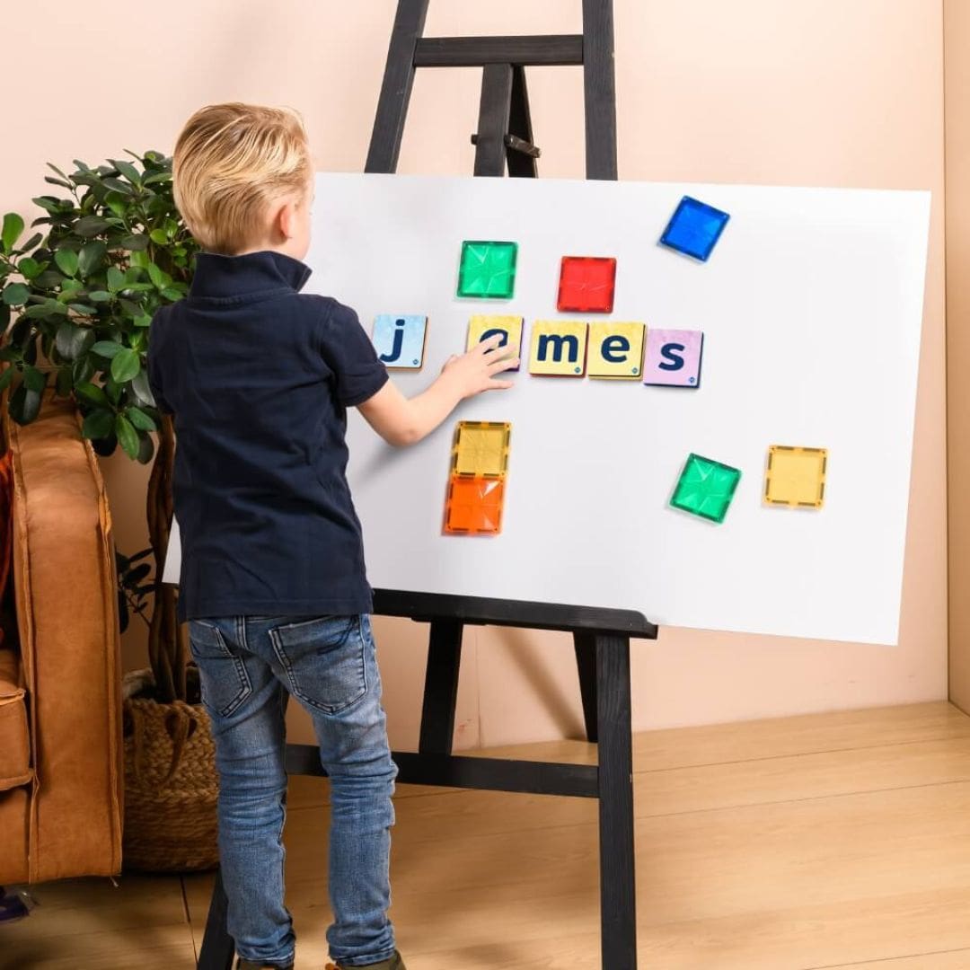 Coblo magnetische toppers voor magnetische tegels met alle letters van het alfabet