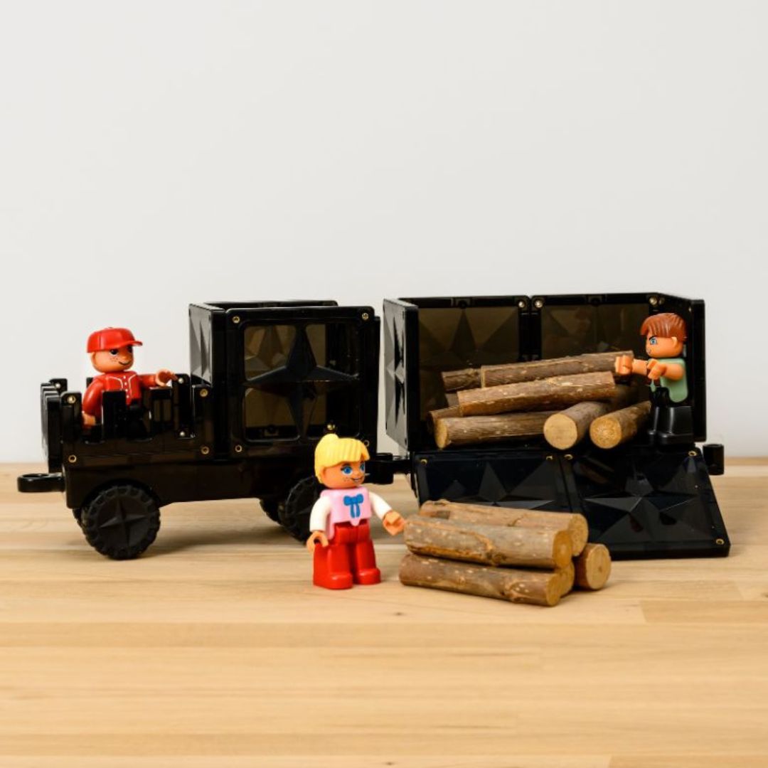 Coblo magnetische tegels zwart met auto onderplaten