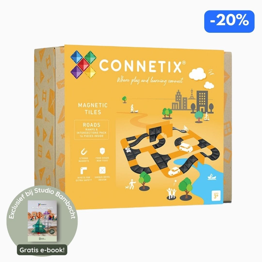 CONNETIX Roads intersections & ramps pack - 16-delig