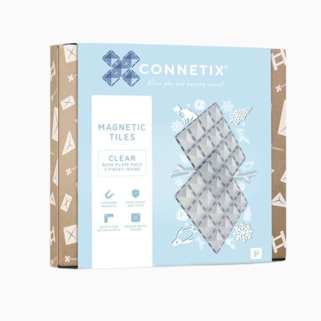 Connetix magnetische tegels basis platen transparant