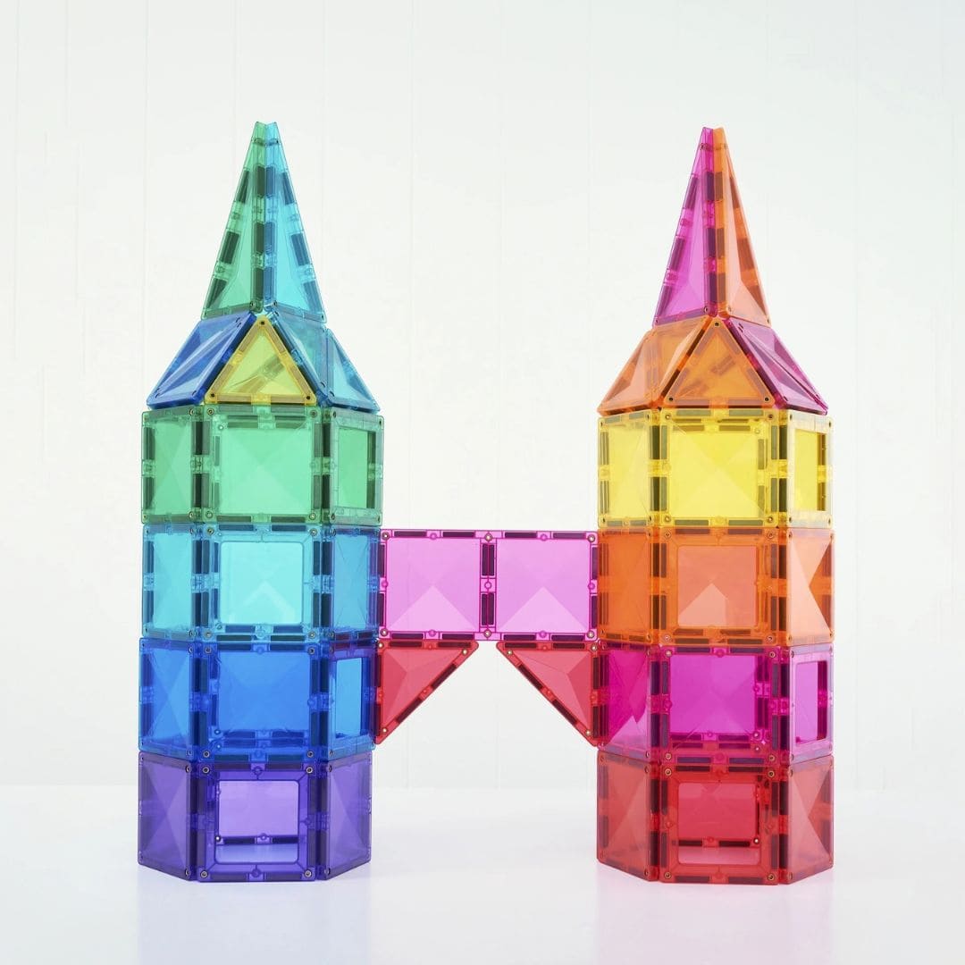 CONNETIX bright creative pack regenboog met 104 magnetische tegels