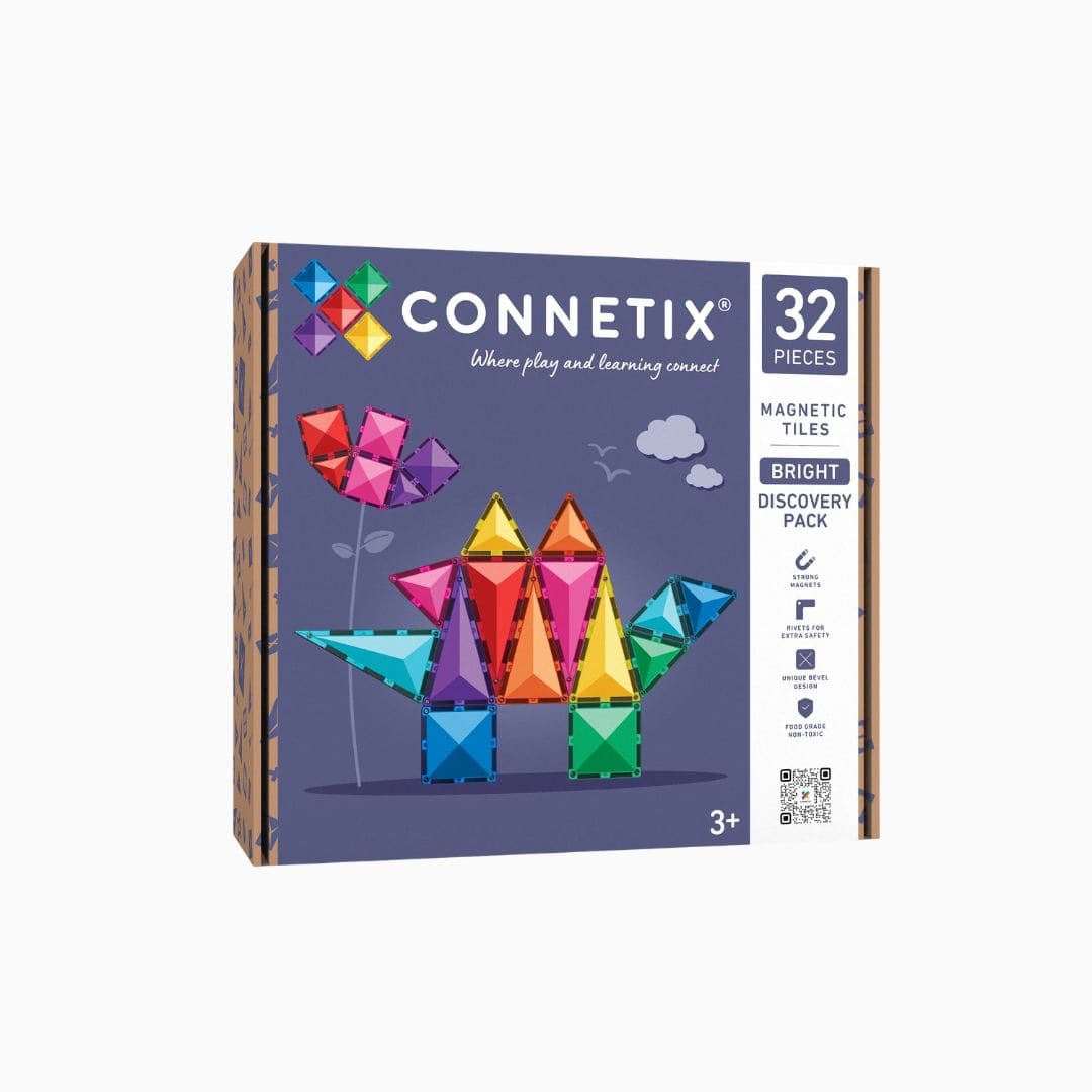 connetix bright discovery pack starters set in regenboogkleuren