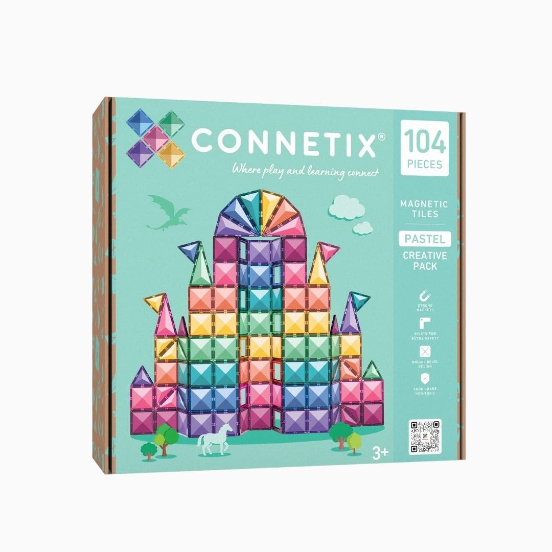 Connetix Pastel magnetische tegels creative pack 104-delig