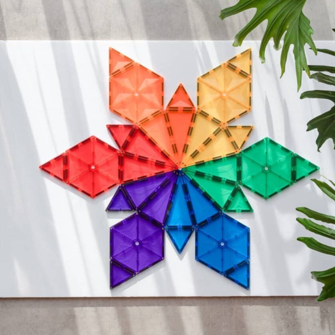 Connetix Rainbow magnetische tegels Geometry Pack