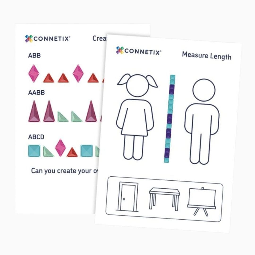 connetix education set mathematics box met magnetische tegels voor kinderopvang en school