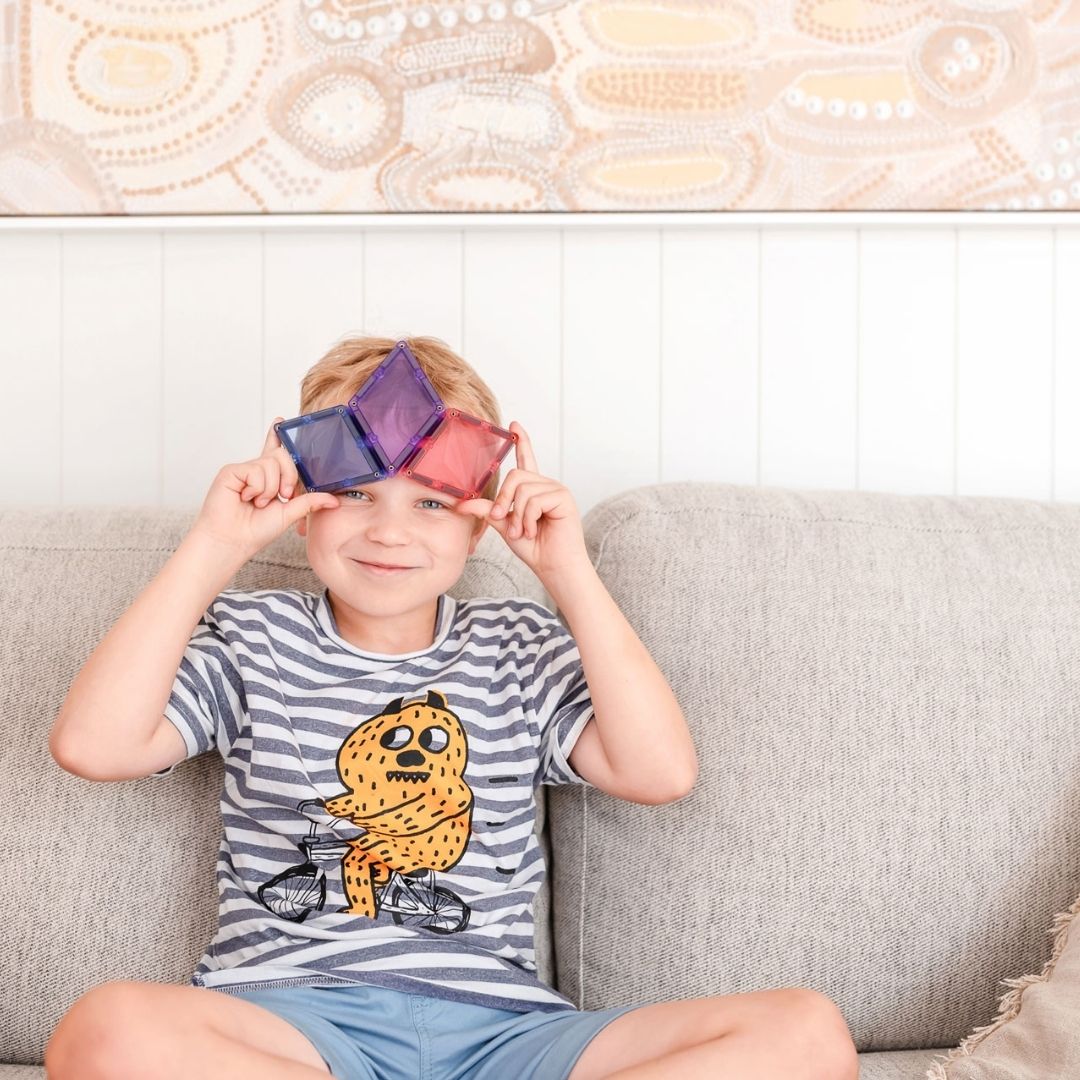 Connetix magnetische tegels uitbreidingsset met verschillende vormen 48 delig