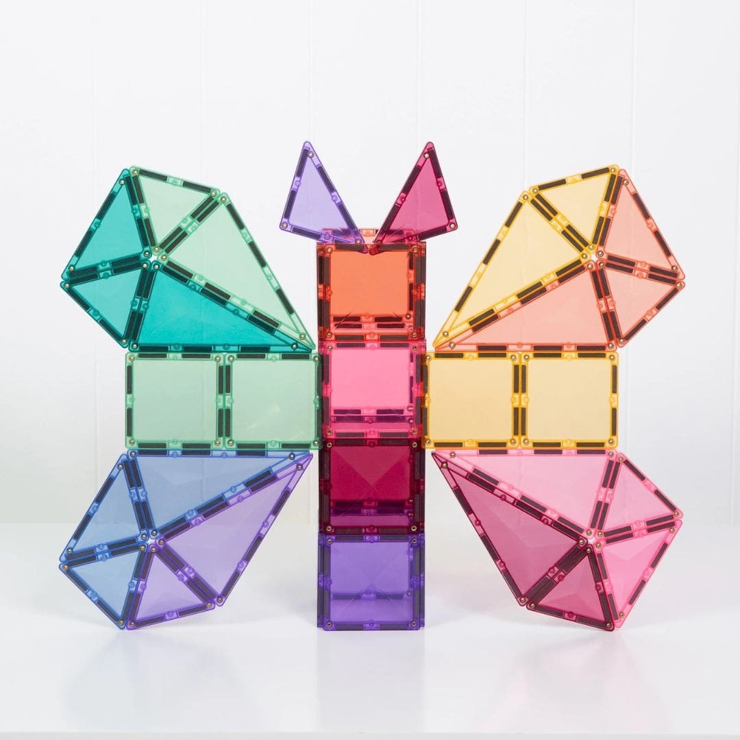 CONNETIX pastel starter pakket met 56 magnetische tegels