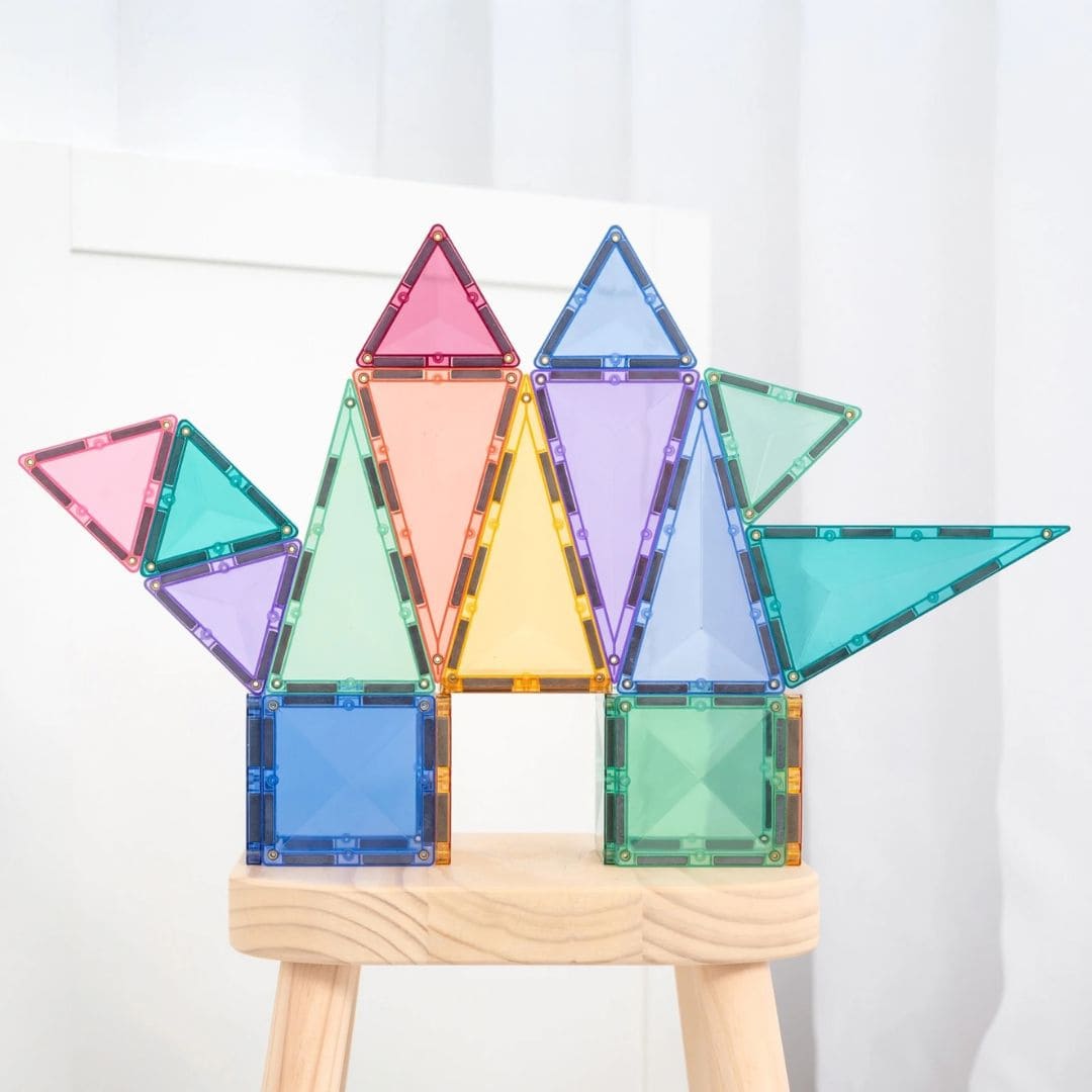 CONNETIX pastel starter pakket met 56 magnetische tegels