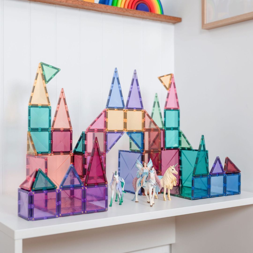 Connetix magnetische tegels in pastel starter set van 64 stuks