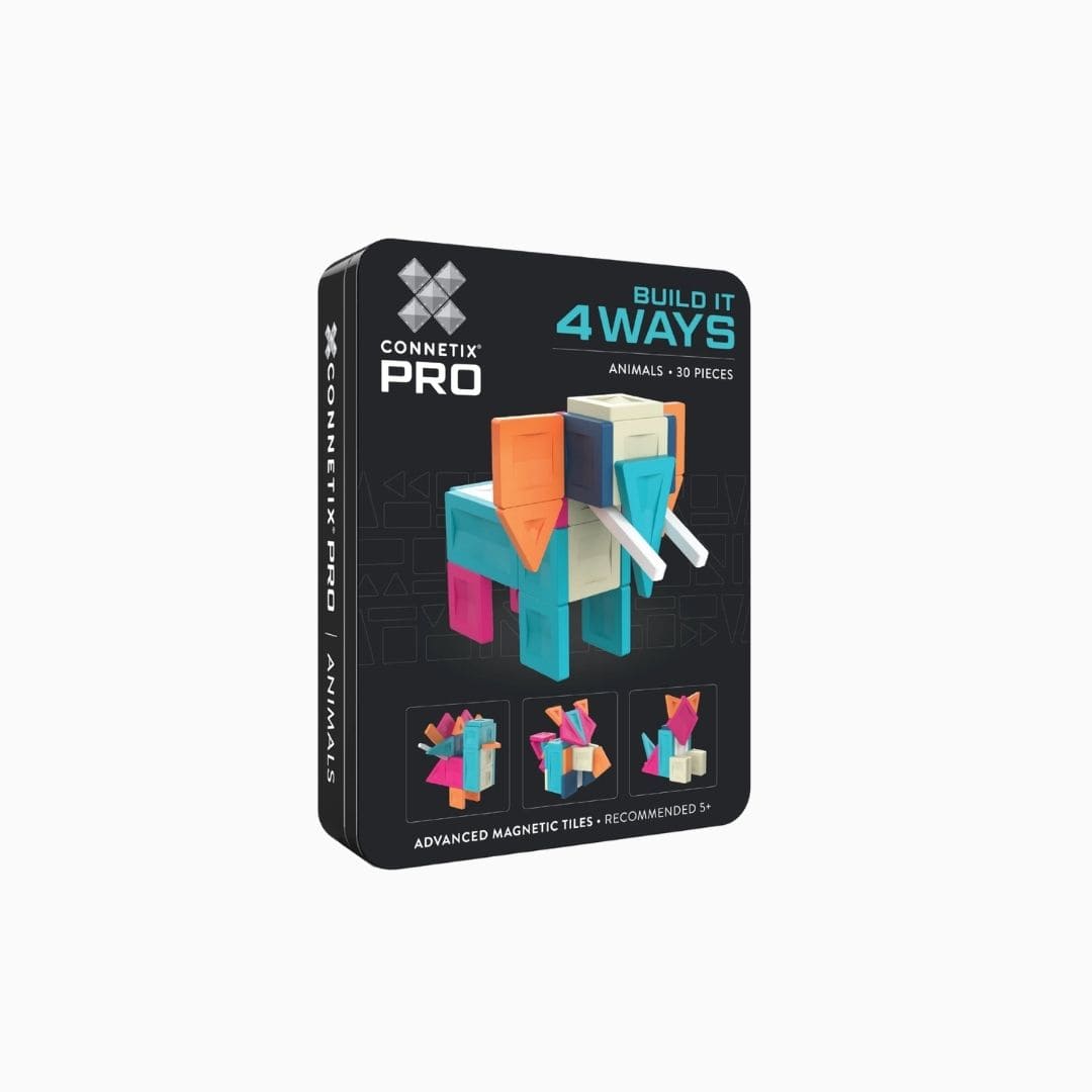 CONNETIX pro magnetische tegels build it 4 ways animals pack 30 pieces