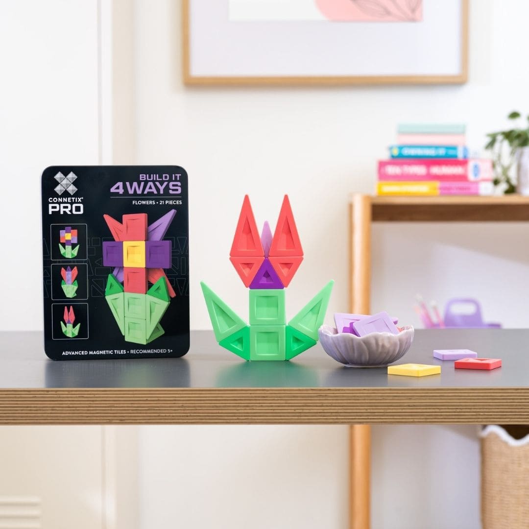 CONNETIX pro magnetische tegels flower pack
