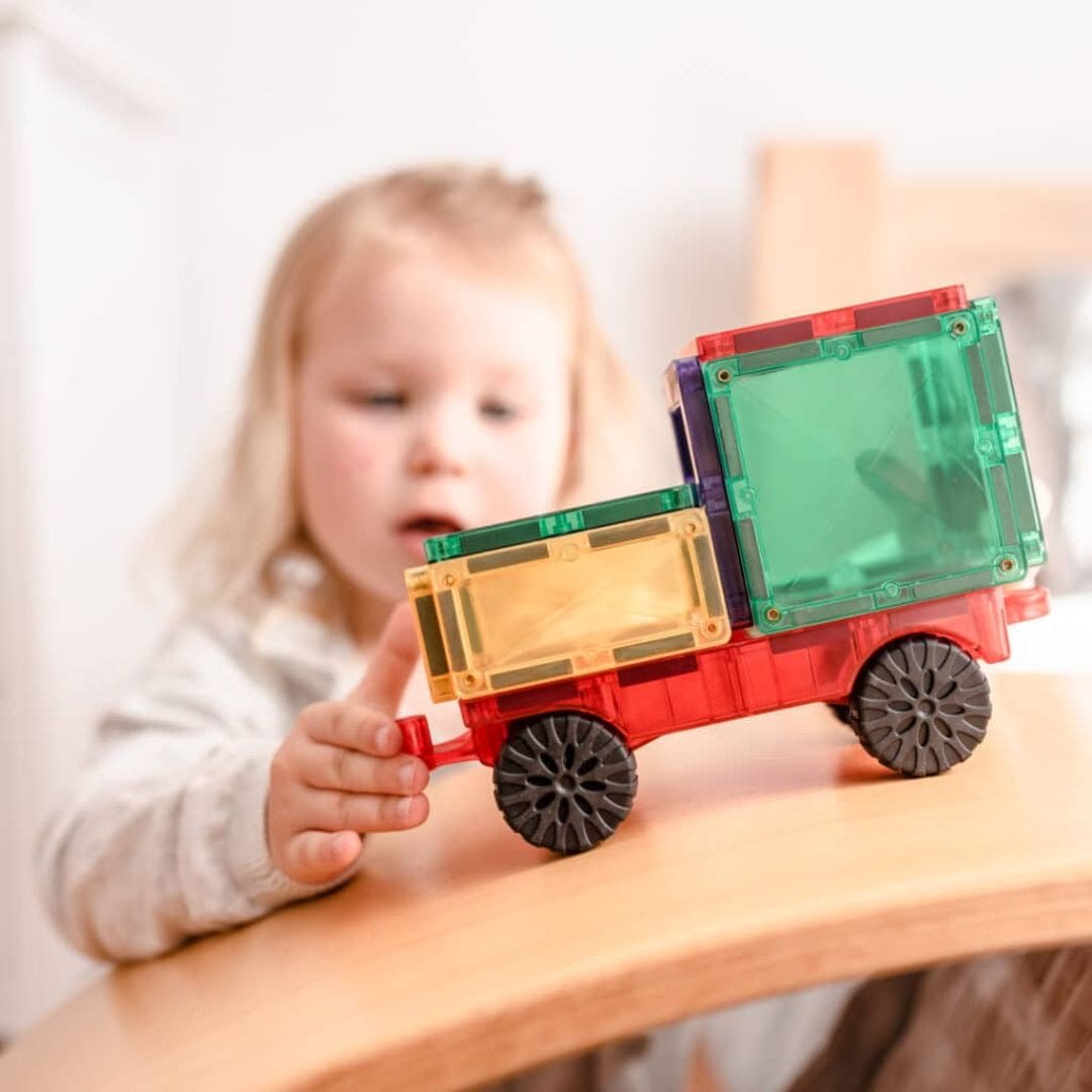 Connetix Rainbow magnetische tegels motion pack om auto te bouwen 24-delig