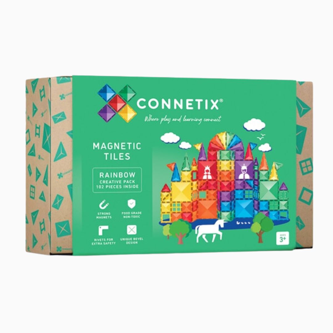 Connetix magnetische tegels Rainbow creative pack 102 delig