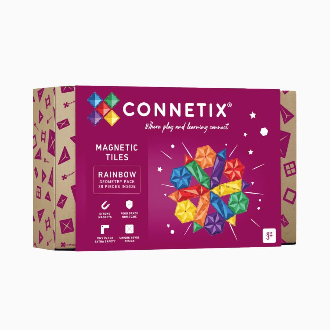 Connetix Rainbow magnetische tegels Geometry Pack