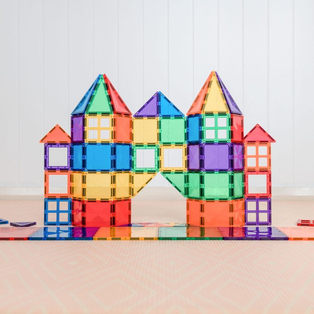 Connetix rainbow startersset magnetische tegels met 64 tegels