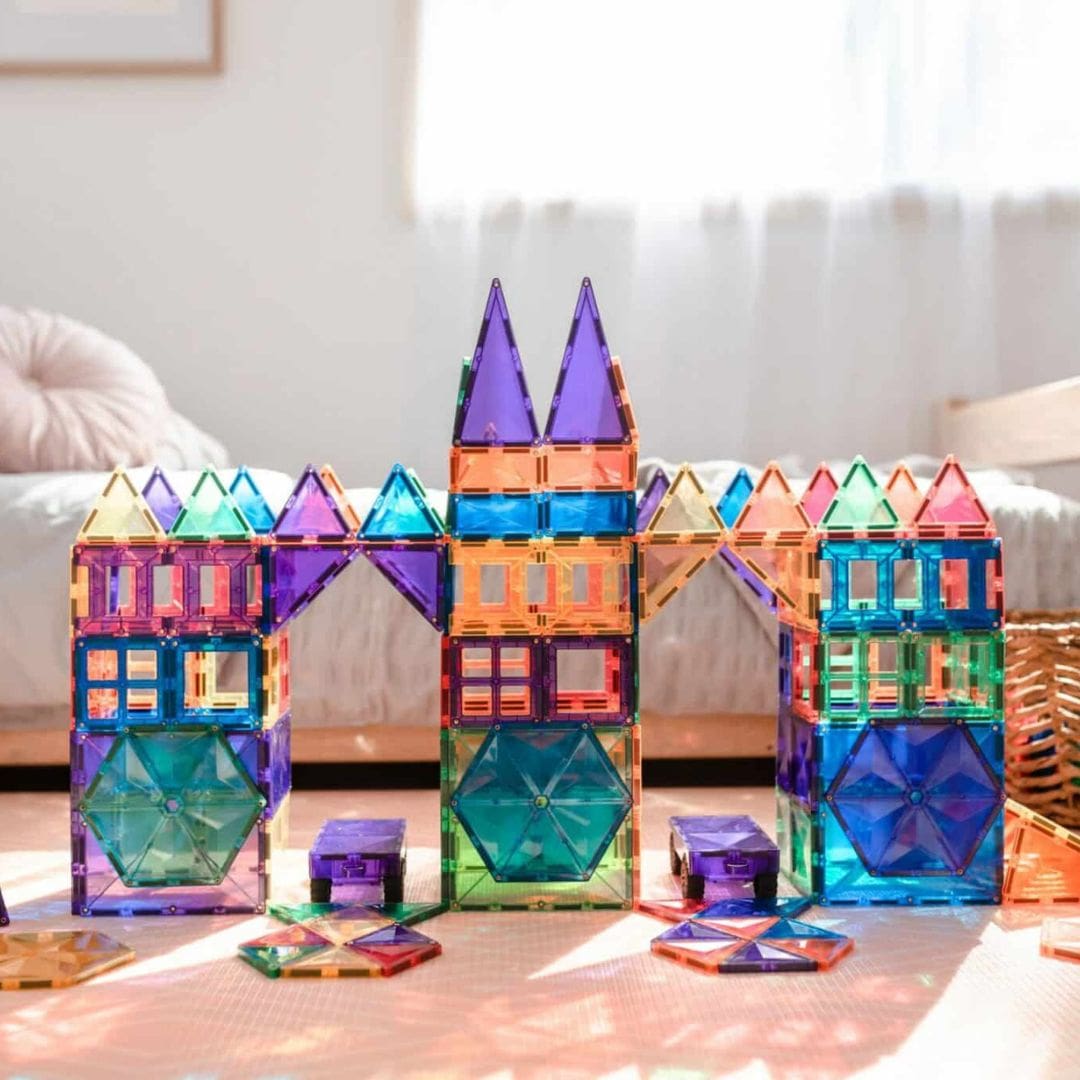 Connetix Rainbow magnetische tegels mega pack met 212 stukjes