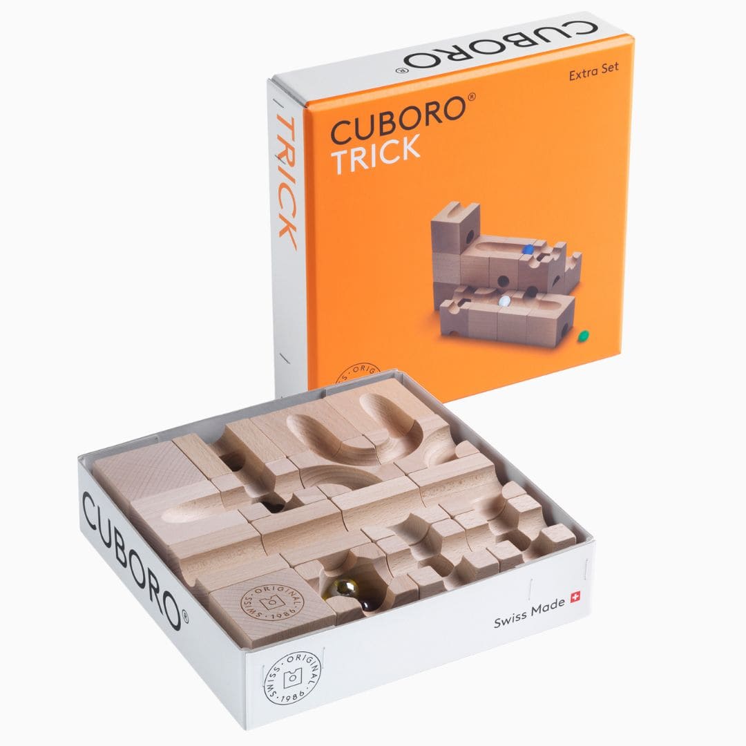 CUBORO knikkerbaan uitbreidingsset trick 16-delig