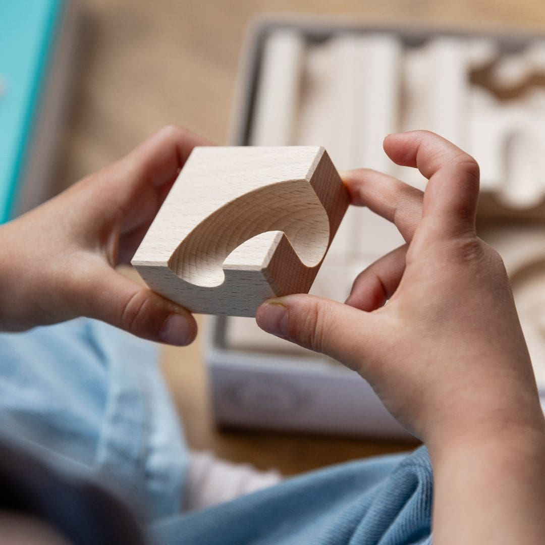 CUBORO knikkerbaan WAVE uitbreidingsset met 22 bouwelementen