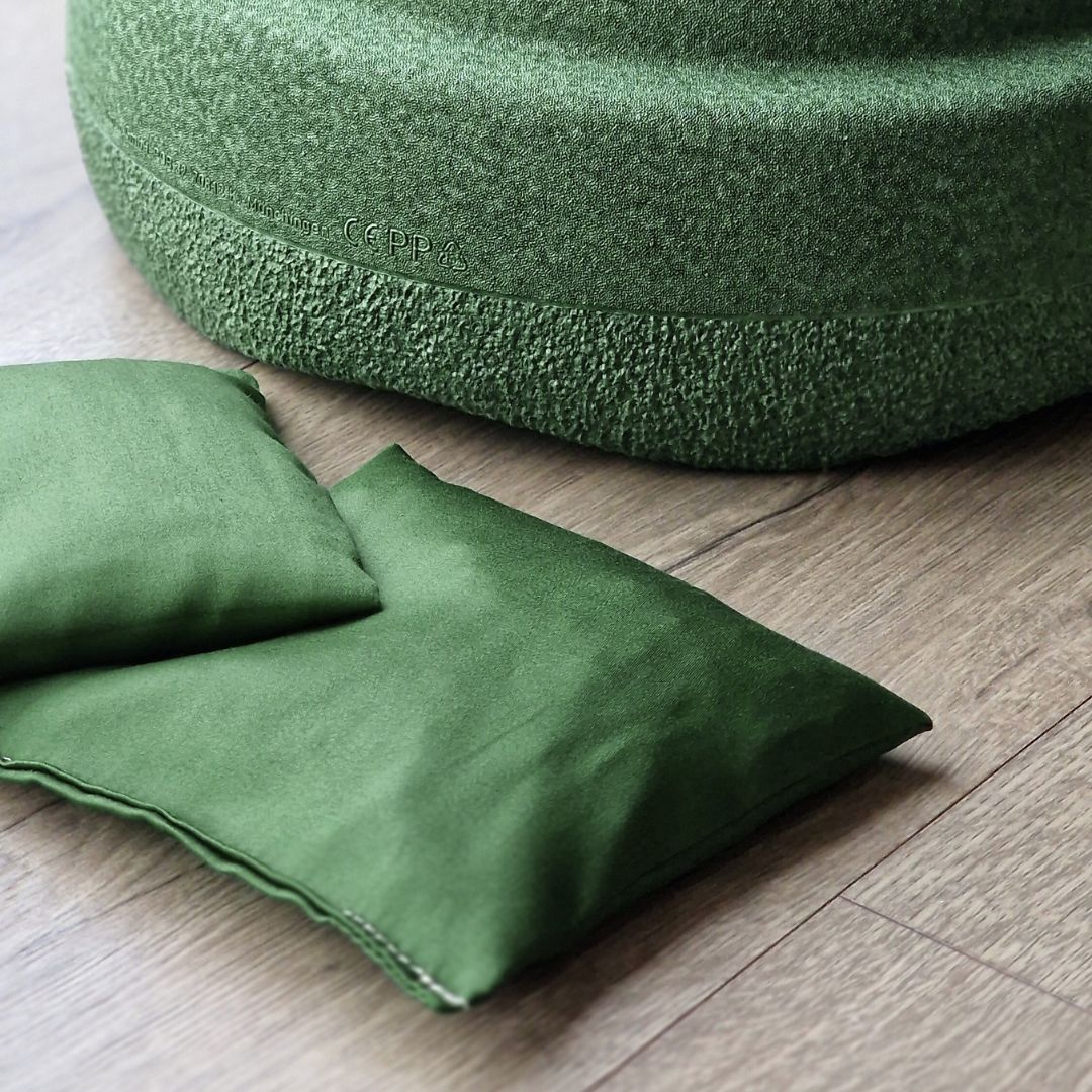 Little Botanic Label pittenzakje - donkergroen