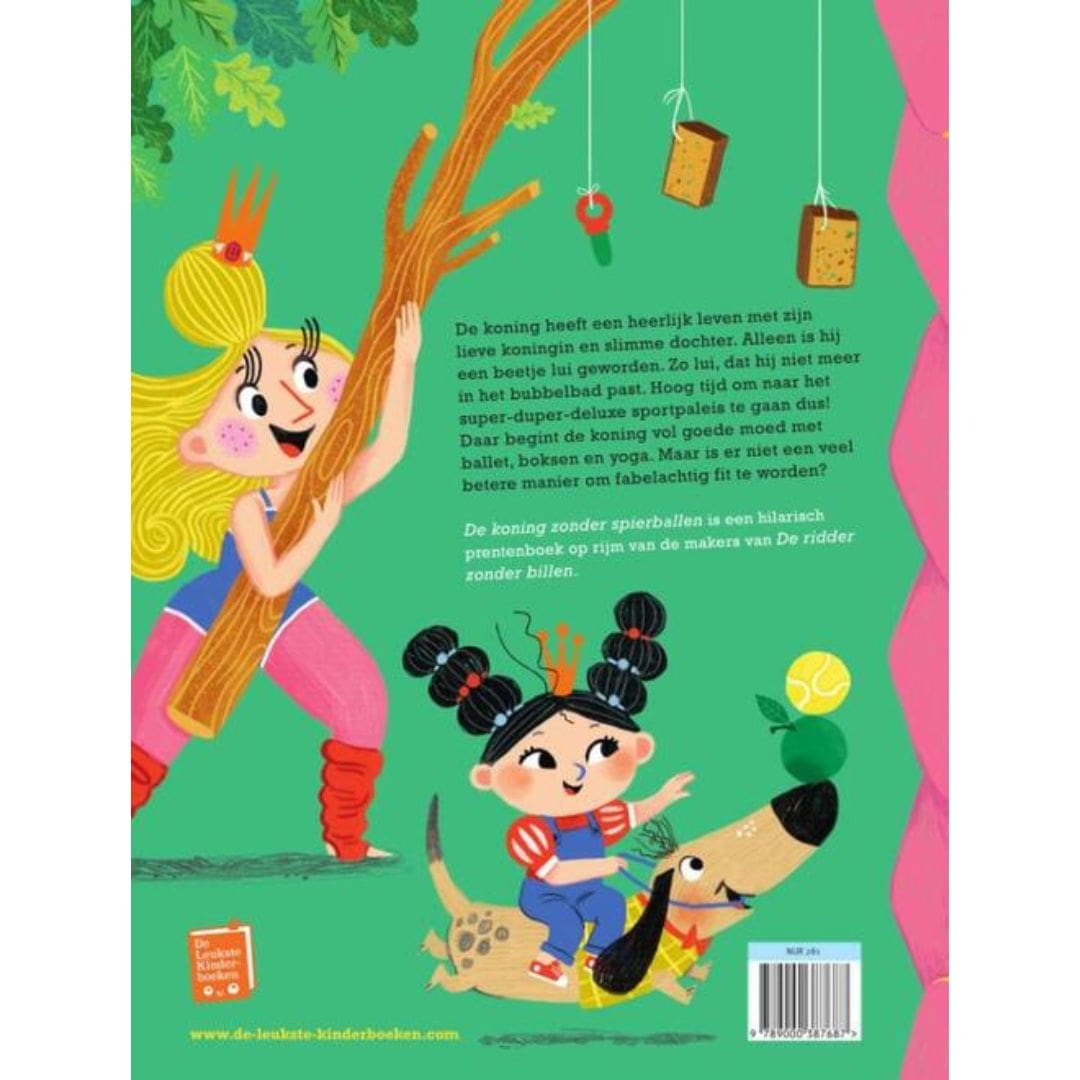 prentenboek de koning zonder spierballen van levina van teunenbroek van de ridder zonder billen