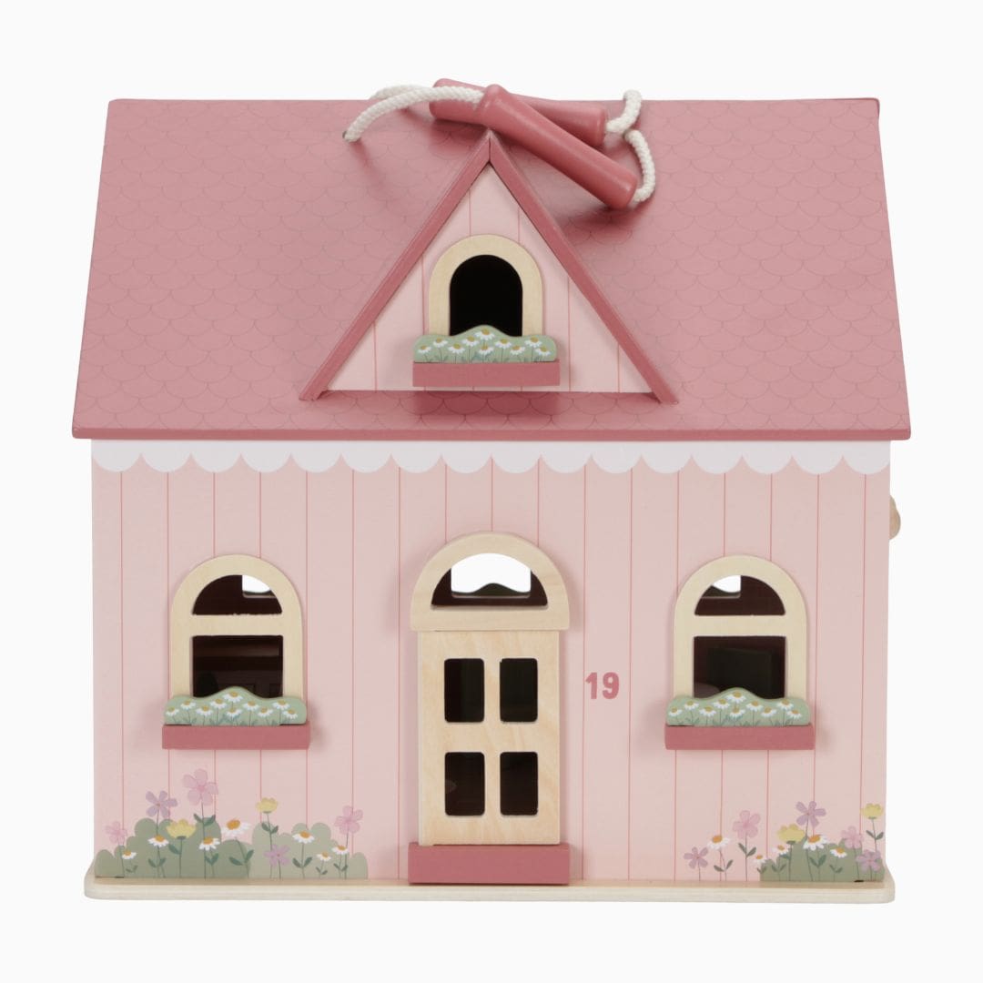 Little Dutch draagbaar houten poppenhuis