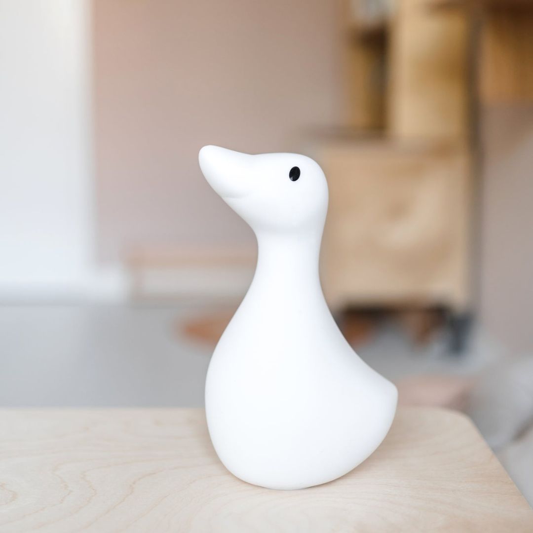 Flow Amsterdam nachtlampje in de vorm van een gans - wit