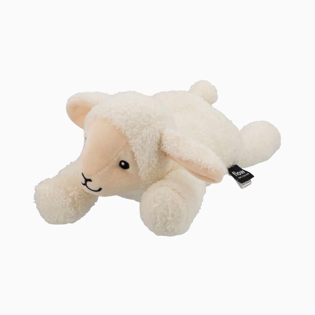 Flow Amsterdam hartslagknuffel met white noise knuffel schaap rosie