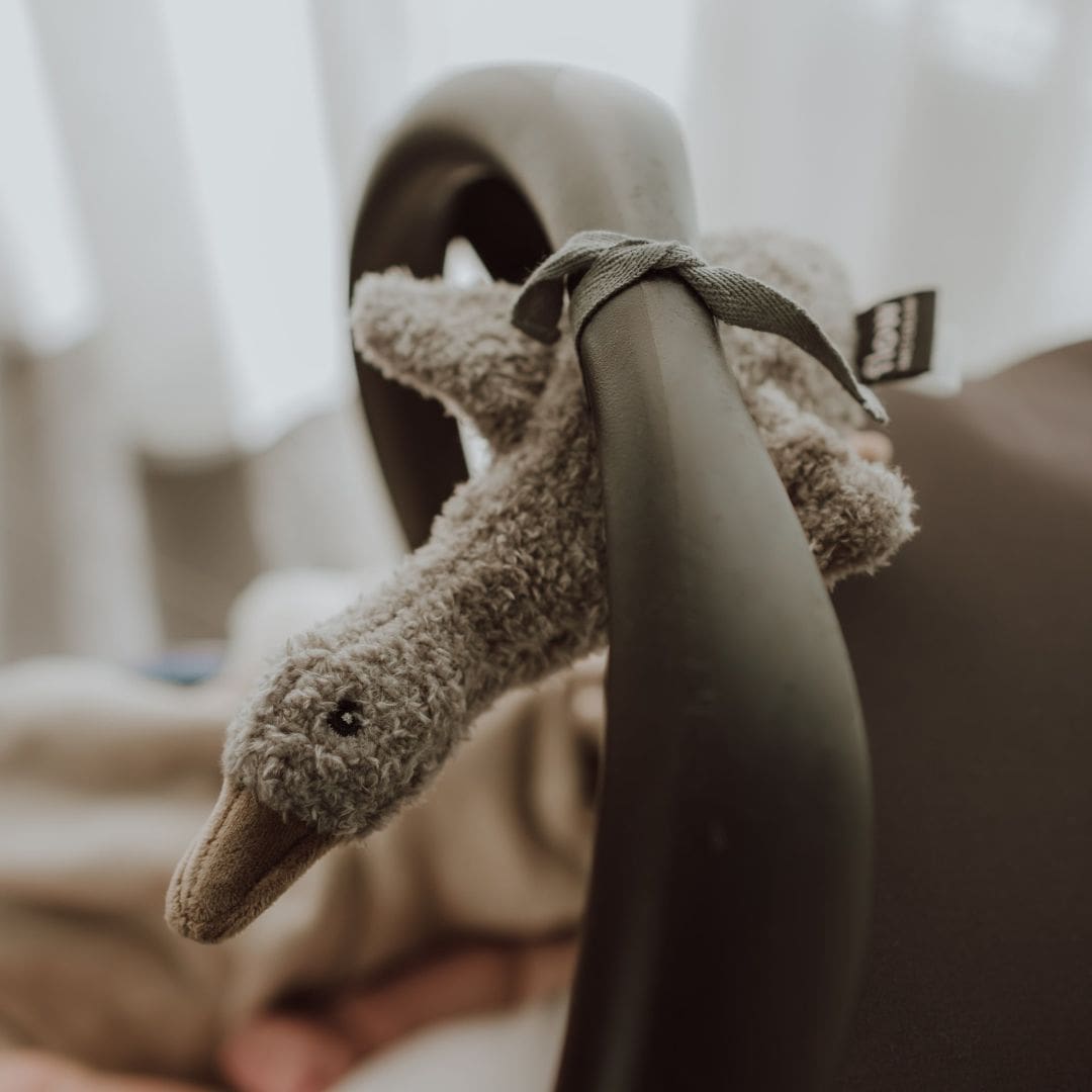 Flow Amsterdam hartslagkknuffel gans Liva - Grijs