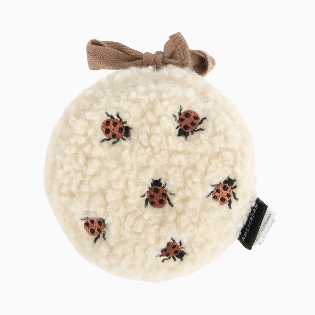 Flow Amsterdam hartslagknuffel voor onderweg Ted met lieveheersbeestjes