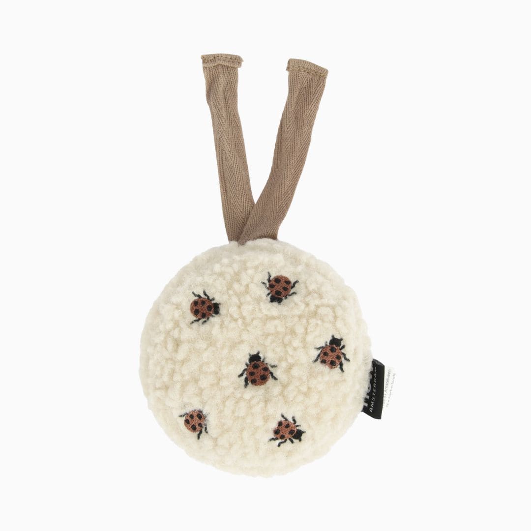 Flow Amsterdam hartslagknuffel voor onderweg Ted met lieveheersbeestjes