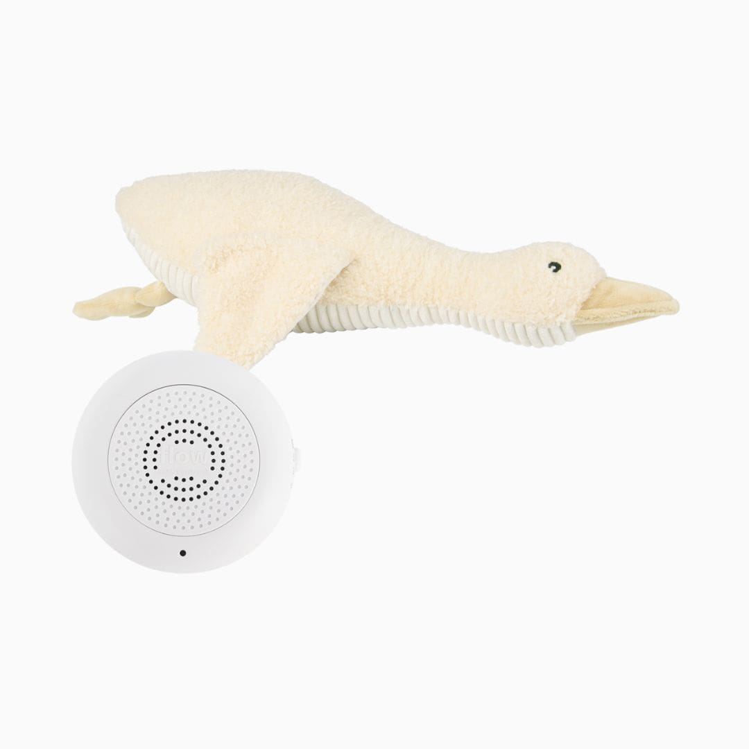 Flow Amsterdam hartslag knuffel gans Liva in de kleur beige