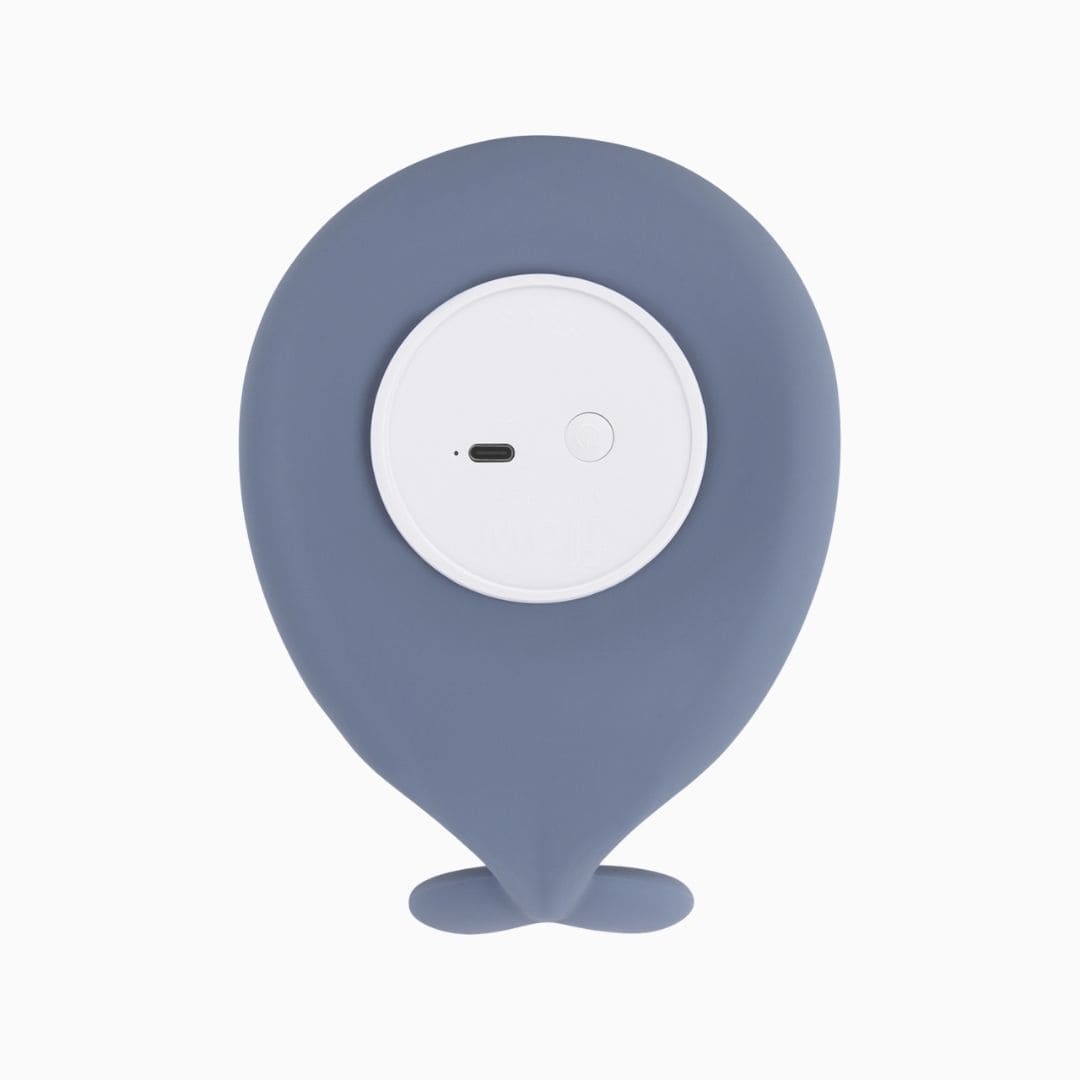 Flow Amsterdam oplaadbare nachtlamp walvis in de kleur blauw