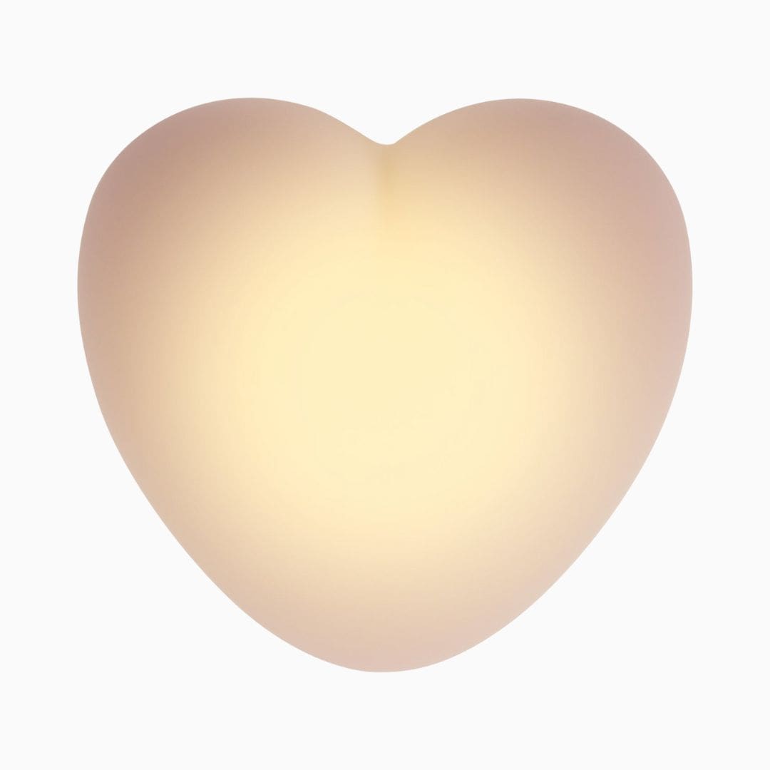 Flow Amsterdam voedingslamp hart dusty pink roze