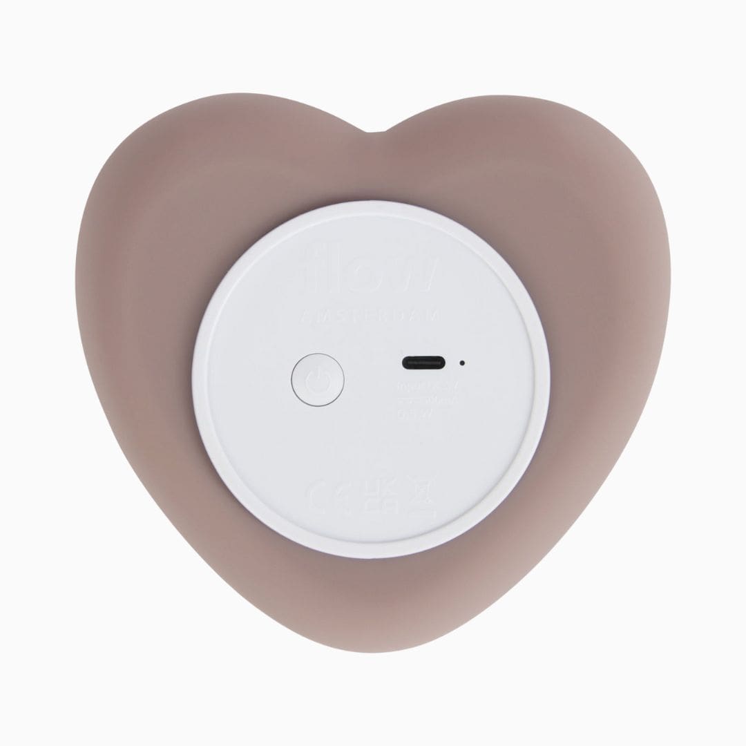 Flow Amsterdam voedingslamp hart dusty pink roze
