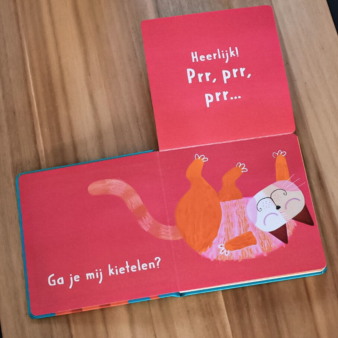 Kartonboekje ga je mij kietelen?