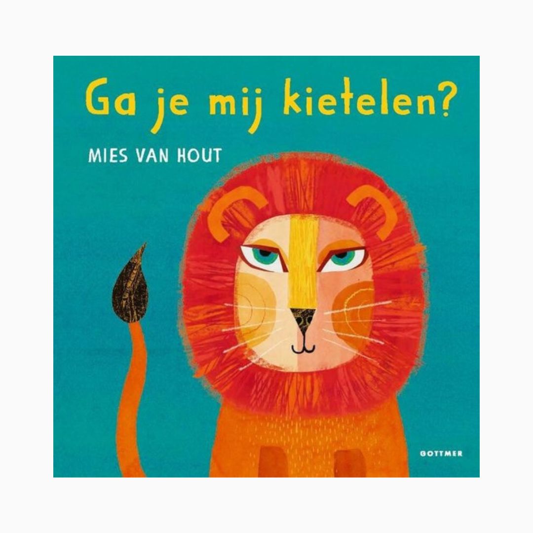 Kartonboek Ga je mij kietelen van Mies van Hout uit de prentenboeken top 10 van 2025 uitgegeven door uitgeverij Gottmer