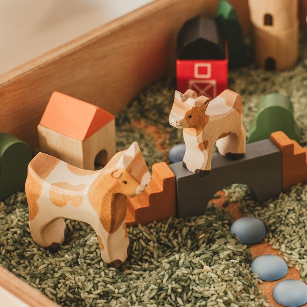 Holztiger geit van hout