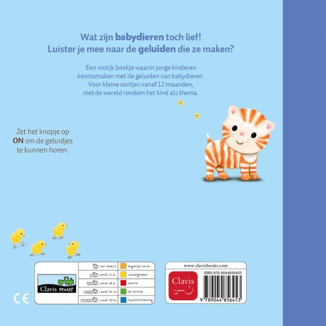 Clavis geluidenboekje babydieren