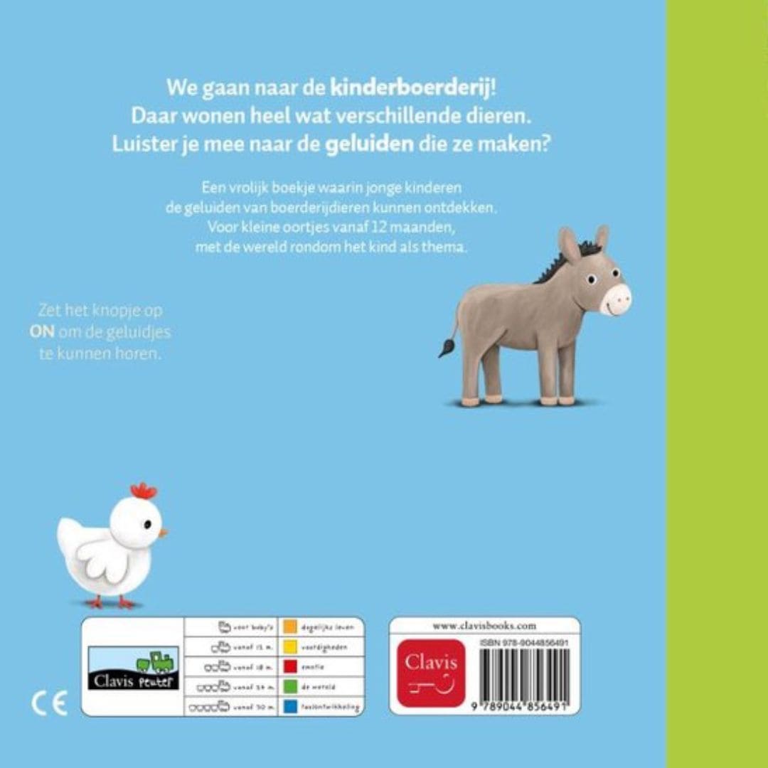 Geluidenboek van Clavis over de kinderboerderij