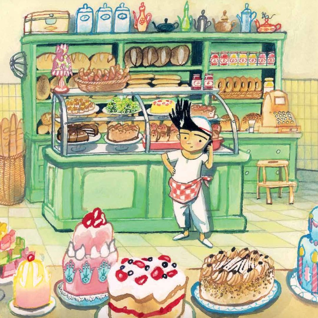 Boer Boris en bakkertje Bas auteur Ted van Lieshout en illustrator Philip Hopman door uitgeverij Gottmer