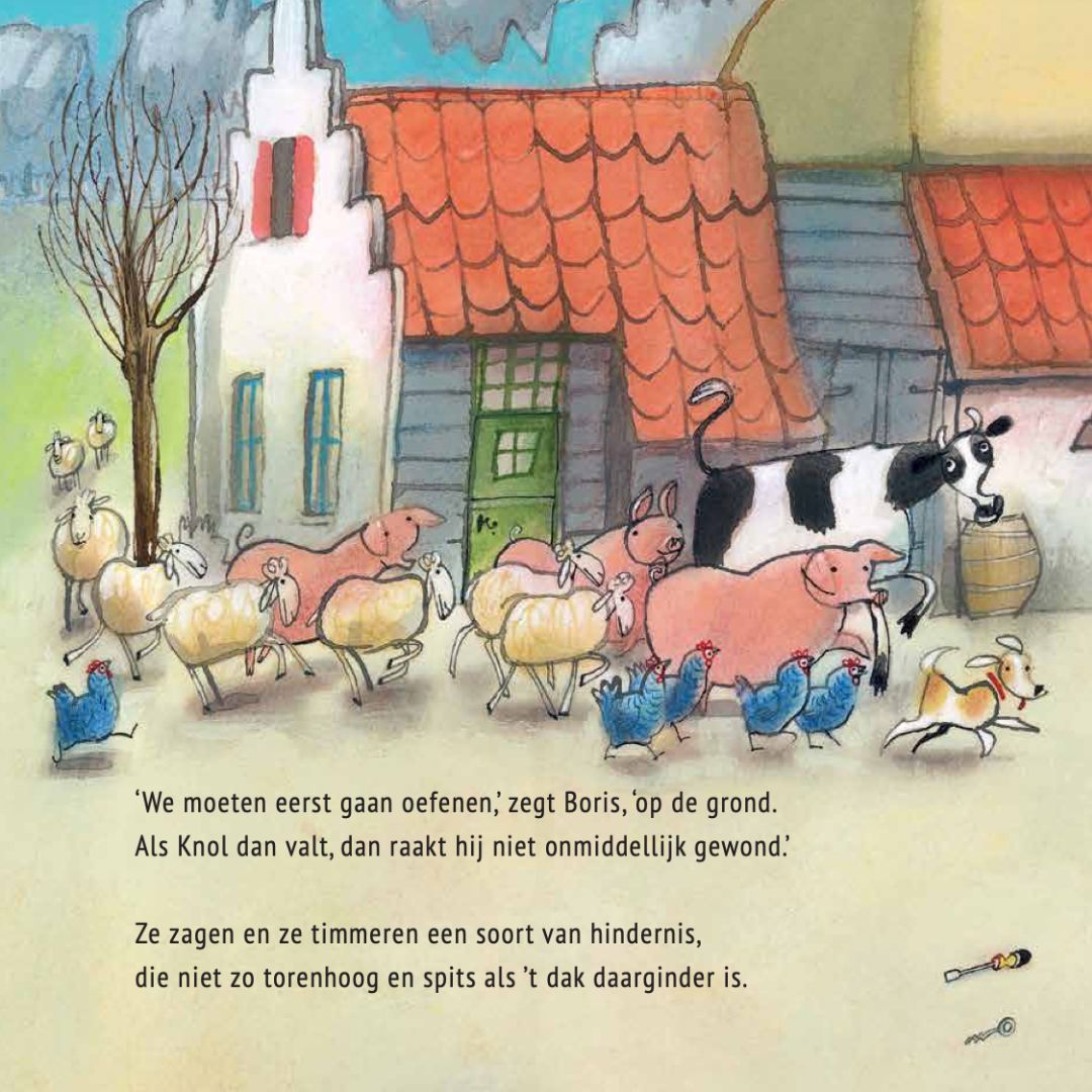 Boer Boris een paard voor Sinterklaas auteur Ted van Lieshout en Illustrator Philip Hopman uitgeverij Gottmer