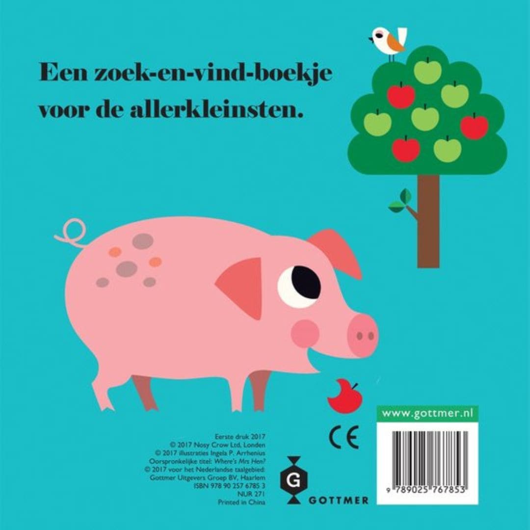 Gottmer kartonboekje met flapjes 'Kip, waar ben je?' van Ingela P Arrhenius