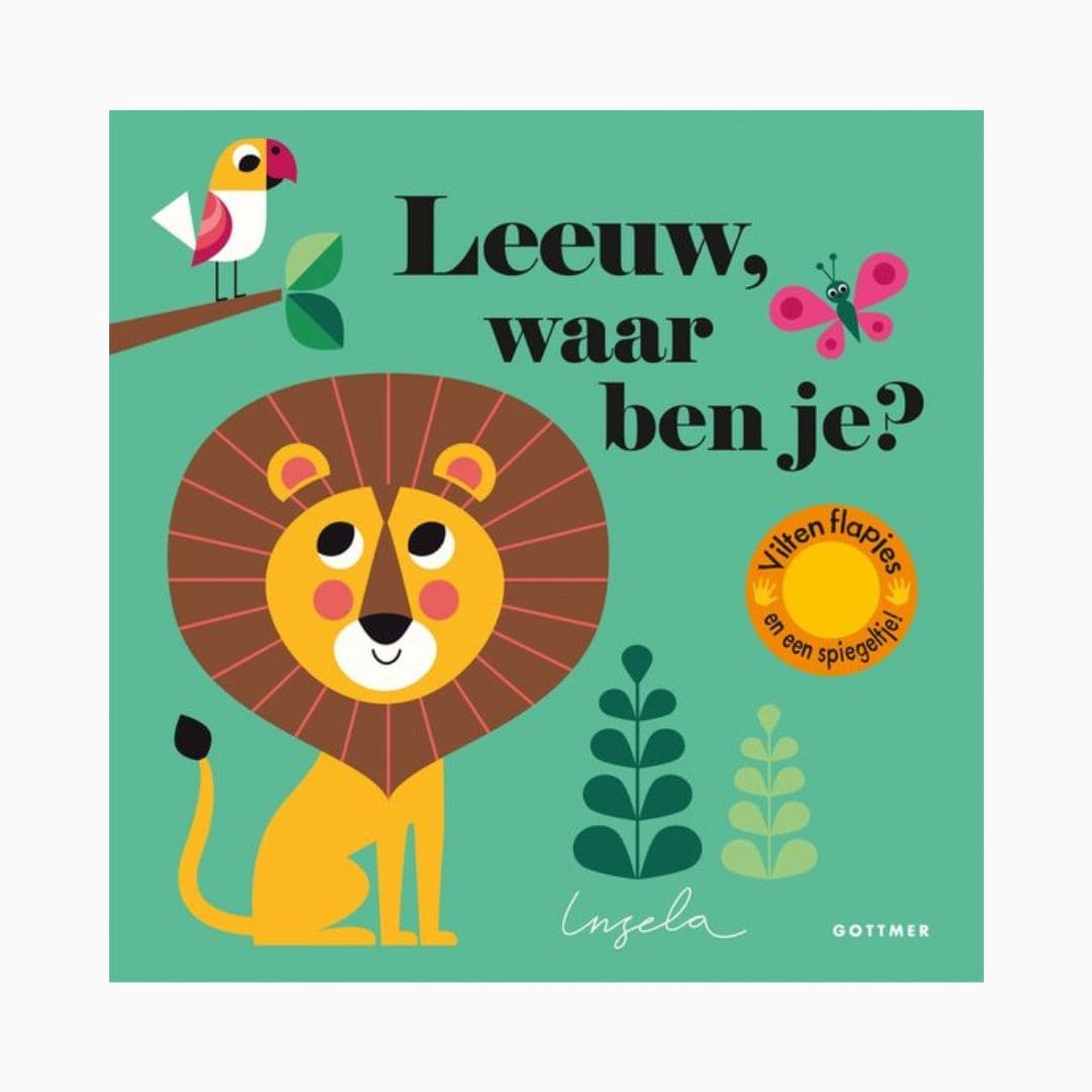 Gottmer kartonboek met flapjes leeuw waar ben je van Ingela p Arrhenius