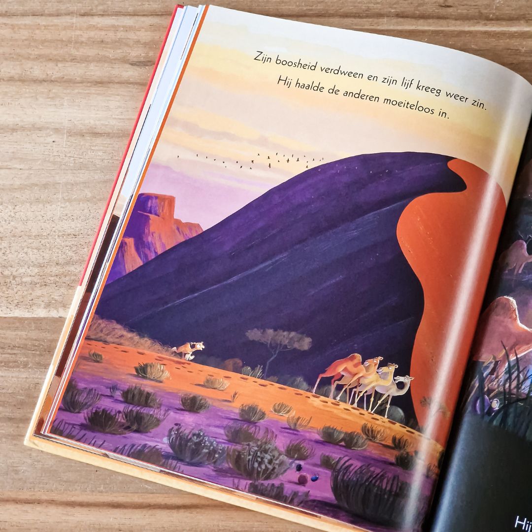 Prentenboek Lars de dwarse dromedaris van Rachel Bright en Jim Field door uitgeverij Gottmer