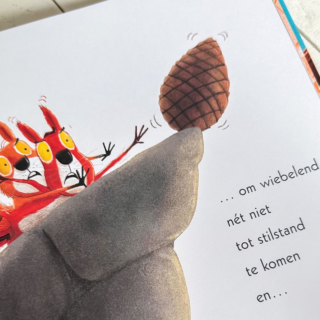 Twee vechtende eekhoorntjes van auteur Rachel Bright en uitgeverij Gottmer