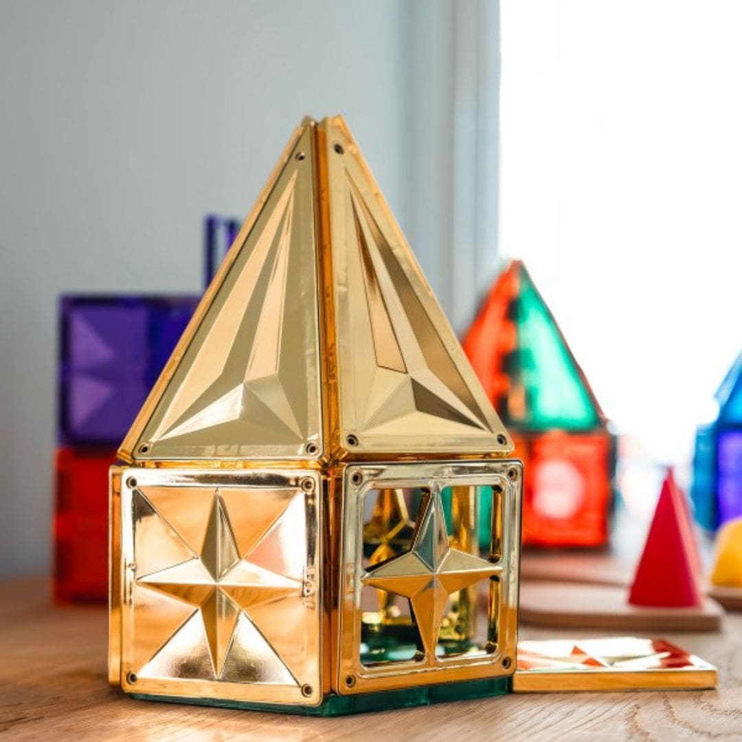 Coblo magnetische tegels goud 20-delig