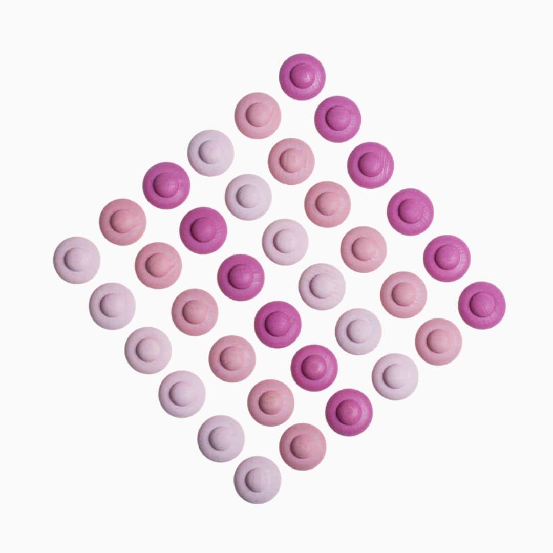 Grapat mandala roze bloemen