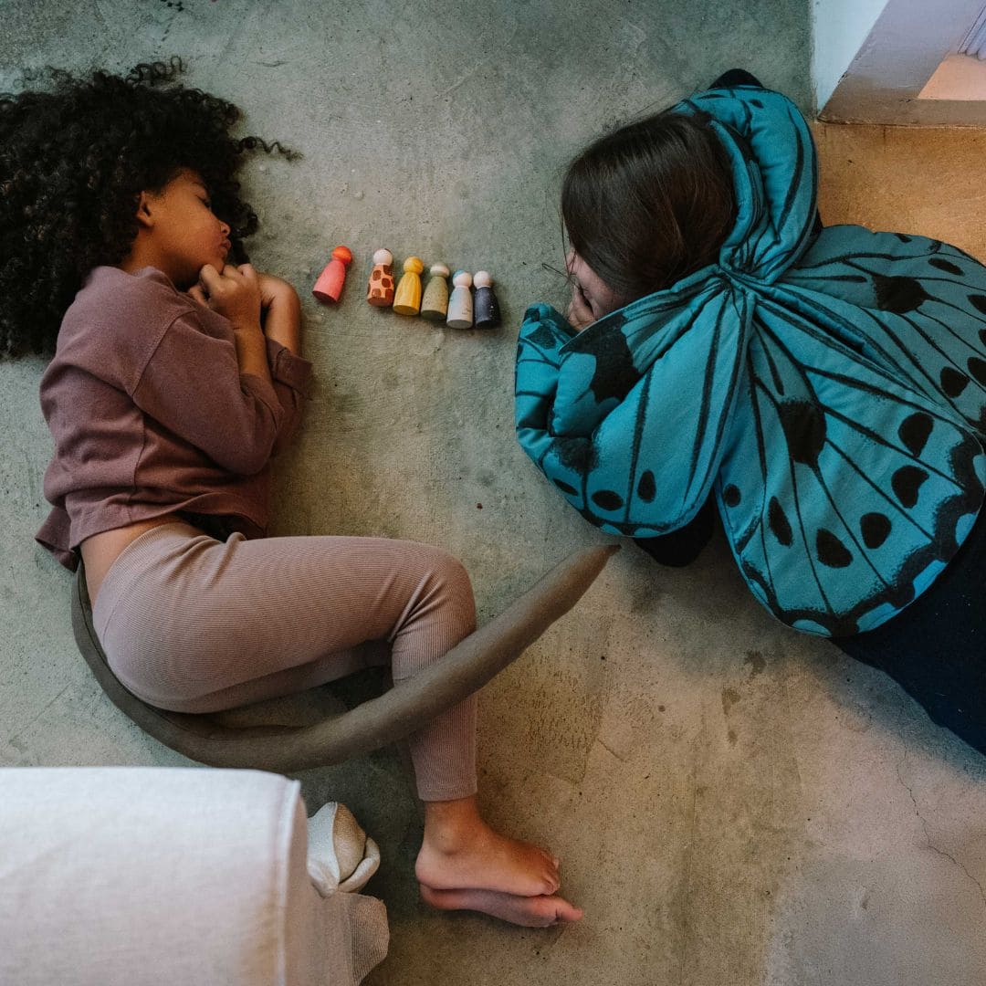 Grapat nins animal crew houten dieren speelfiguren