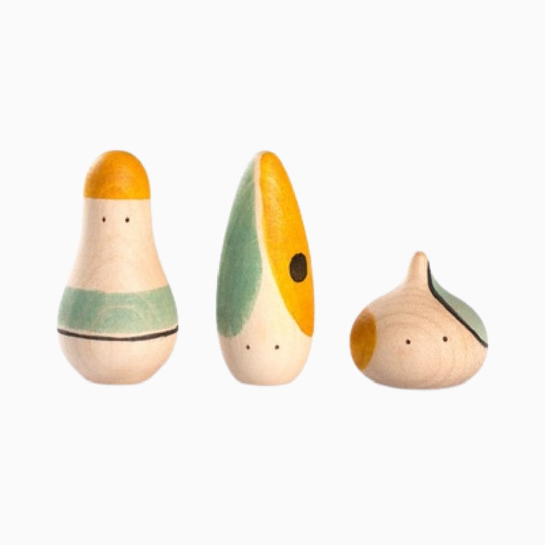 Grapat houten speelfiguren hooray poppetjes