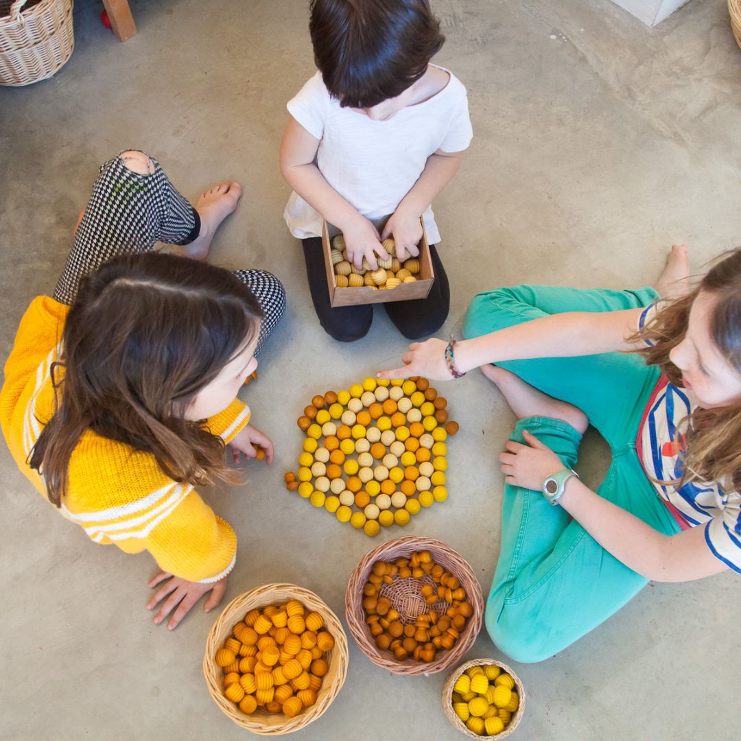 Grapat houten honingraad - 36 stuks